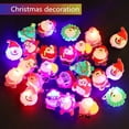 thumbnail image 2 of Anillo LED brillante para decoración de Navidad, 5/10/15/20 piezas, para niños, regalos, suministros para fiestas de Halloween, 2 of 4
