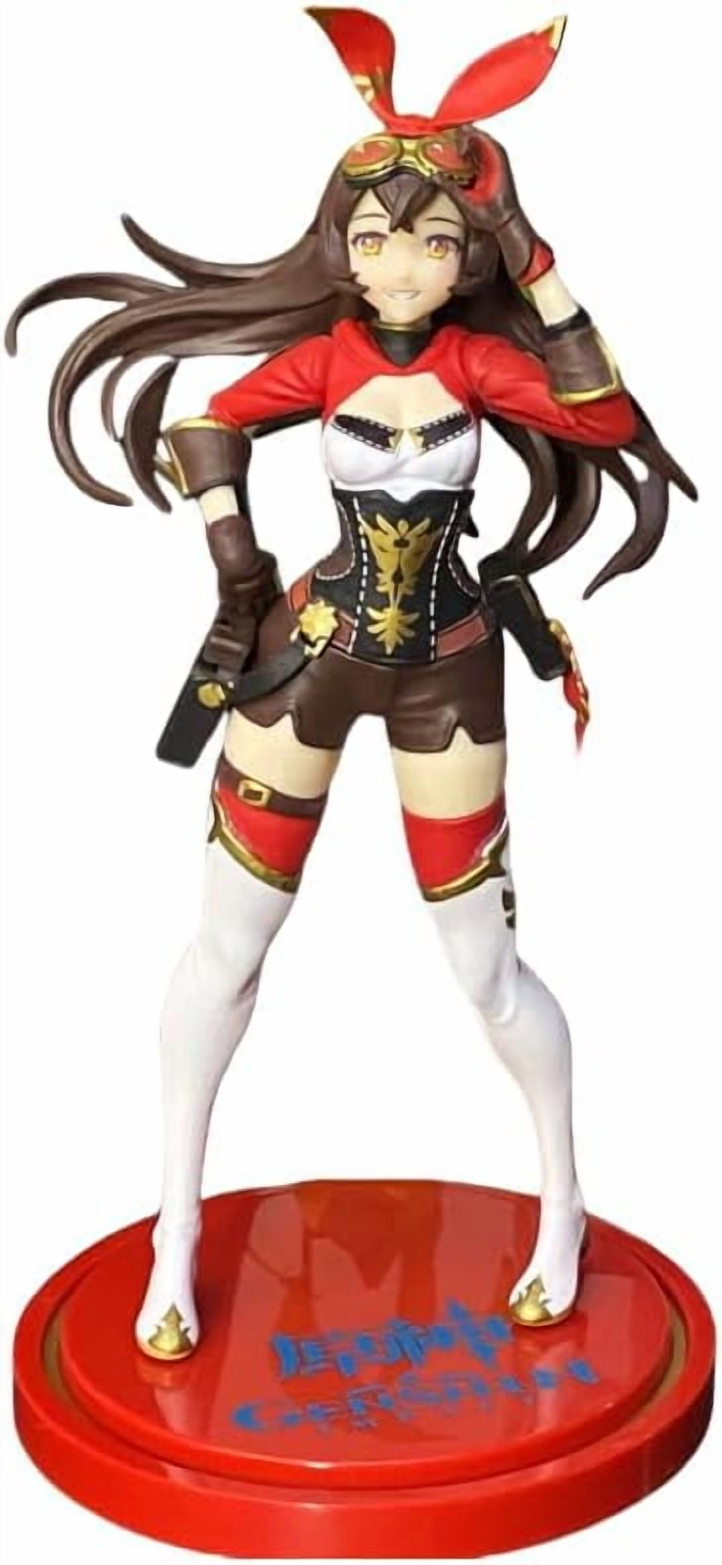 Amber Figure Flight Suit Amber Anime Figures 23cm/9.1inch Anime Character Collection Decor Statue Model Desktop Decoration Ornament Gifts