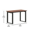 thumbnail image 5 of BizChair Commercial 48x24 Conference Table with 1" Thick Double Sided Laminate Table Top with PVC Edging and Heavy Duty U-Frame Steel Base, Walnut, 5 of 11