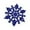 Blue, variant on 24pcs Christmas Silver Snowflake Ornaments Plastic Glitter Snow Flakes Ornaments for Winter Christmas Tree Decorations Size Varies Craft Snowflakes