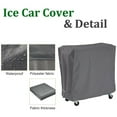 thumbnail image 2 of LEFU Housse Imperméable pour Chariot Réfrigérant de Patio avec Revêtement UV, Convient à la Plupart des Chariots Réfrigérants Roulants de 80 Pintes, Housse pour Chariot de Boissons d'Extérieur, Housses de Protection pour Coffre à Glace de Patio, 2 of 9