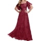 thumbnail image 3 of Encaje Vestidos De Madrina Mangas Largas - Vestidos De Noche Formales Boda, 3 of 5