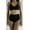 Black, variant on LIORA Women’s Halter High Waisted Bikini Set Swimsuit Backless Bathing Suits, Black