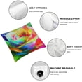thumbnail image 6 of Large Colorful Rose Watercolor' Floral Throw Cushion Pillow Cover for Living Room, Sofa, 6 of 7