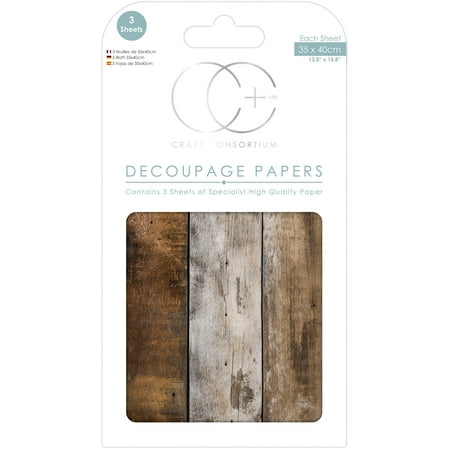 Wood Cabin - Craft Consortium Decoupage Papers 13.75