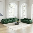 thumbnail image 5 of bokifol 4 Seat Sofa Couch and Loveseat Sets,Living Room Sofa Set,Modular Sectional Sofa Furniture,Couch Sets for Living Room/Bedroom/Home/Apartment,Green, 5 of 7