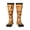 3 Black, variant on Womens French Friespattern Print Knee High Socks Comfy Thermal Boot Long Socks