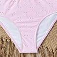 thumbnail image 5 of Kogui Tween Bathing Suit Girl's Cute 2 Piece Bikini Set High Waisted Swimsuit Bathing Suit Beachwear Size 11-12 (Pink,11-12 Years), 5 of 7