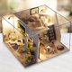 thumbnail image 3 of Artesanía creativa Casa de con en miniatura con muebles Casa de Rompecabezas 3D Romántico Casa de bricolaje Habitación para A CUTICAT casa de muñecas artesanales, 3 of 8