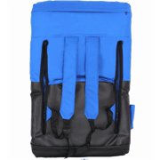 Wide Stadium Seat for Bleachers Reclining Stadium Chair w/Blue Cushion