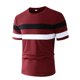 thumbnail image 5 of Camiseta holgada de colores para hombre: prenda informal de verano de poliéster, manga corta, fácil de combinar con pantalones, lavable a máquina, tallas S-XXL, tejido transpirable, 5 of 6
