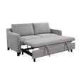 thumbnail image 3 of MAYEERTY 69" Modern Fabric Loveseat Futon Sofa Couch - 3-in-1 Queen Sleeper Sofa Bed for Living Room, Gray, 3 of 15