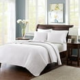 thumbnail image 1 of Madison Park Keaton 3 Pièces Coverlet Set, King, Blanc, 1 of 6