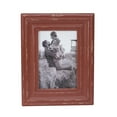 thumbnail image 3 of Foreside Home & Garden Red 4 x 6 inch Decorative Distressed Wood Picture Frame, 3 of 3