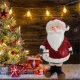 thumbnail image 4 of hirigin Home Christmas Decorative Ornament, Desktop Color-Contrast Cartoon Santa Doll Craft, 4 of 8
