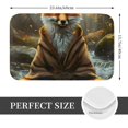 thumbnail image 2 of Kdxio Streamside Meditating Fox,16" x 24", Non-Slip Front Door Mats,Outdoor Welcome Mat Washable, 2 of 9