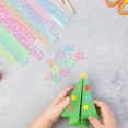 thumbnail image 3 of WORGEOUS 840pcs Craft plegable Paper de origami Diy Draft Material de papel de origami Papel de origami luminoso, 3 of 9