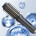 thumbnail image 4 of Cordless Hair Curling Brush Rechargeable Battery Portable Heated Straightening Curling Brush 3 Temperature Settings LCD Display, 4 of 8