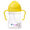 Lemon, variant on b.box Sippy Cups for Toddlers, Leakproof Weighed Straw Cup for 6 month, Toddler Water Bottle with Handles, BPA Free, Dishwasher Safe, 8 oz - Apple