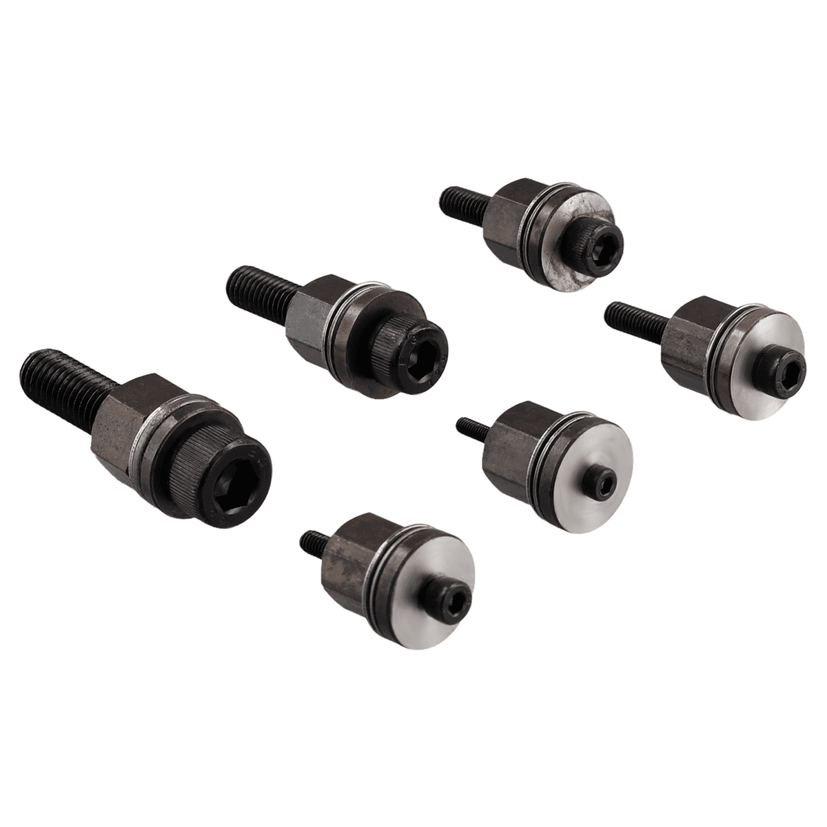 6Pcs Hand Rivet Tool Steel Set Manual Riveter Replace Tip Nut