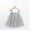 Gray, variant on Toddler Girl Dress Sleeveless Sunflower Strap Tulle Princess Dress Gray, Sizes 12M-5T