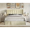thumbnail image 3 of HMD Wilie King Tufted Upholstered Platform Bed, Beige, 3 of 5