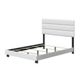 thumbnail image 1 of Boyd Sleep Grand Size Rembourré Napoli Matelas Plate-Forme Lit Cadre, Blanc, 1 of 7