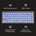 thumbnail image 4 of Teclado mecánico para juegos Higround Summit 2.0 Slate 65% con cable USB, interruptores lineales Dreamland, RGB programable, intercambiable en caliente, teclado para PC con sonido cremoso y profundo., 4 of 7