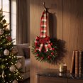 thumbnail image 7 of Qwtwty Artificial Christmas Wreath for Front Door, Winter Artificial Wreath Hanging Ornament for Xmas Wall Window Fireplace Decor, Christmas Decorations, 7 of 7