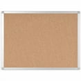 thumbnail image 4 of Bi-silque Ayda Cork Bulletin Board 0.50" Height x 18" Width x 24" Depth - Cork Surface - Self-healing, Durable, Resilient, Heavy-gauge - Aluminum Frame - 1 Each, 4 of 7