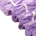 thumbnail image 3 of ERDOUY 15in Drop Easy-Install Queen Bed Skirt, 60*80in Soft Ruffled Dust Ruffle, Durable Light Purple 1 Piece Bedroom Decor, 3 of 4