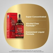Korean Red Ginseng Liquid Extract | 4 Fl Oz | Supplement for Men and Women | by Piping Rock
