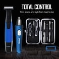 thumbnail image 5 of Barbasol All-in-One Grooming Set for Men, 16-Piece Beard and Body Trimmer Kit with Nose and Ear Hair Trimmer, 5 Guide Combs, Manicure Tools and Travel Bag, 5 of 10
