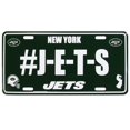 thumbnail image 1 of Siskiyou Sports NFL New York Jets Hashtag License Plate, 1 of 3