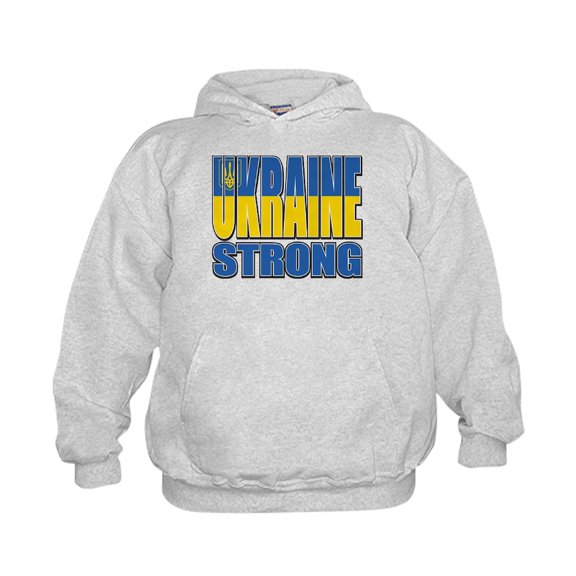 CafePress - Ukraine Strong - Kids Hooded Sweatshirt, Classic Hoodie