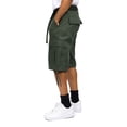 thumbnail image 5 of G-style USA Men's Belted Cargo Shorts 9AP10 - OLIVE - 36, 5 of 6