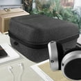thumbnail image 6 of Geekria Shield Case for Large-Sized Over-Ear Headphones, Replacement Hard Shell Travel Carrying Bag with Cable Storage, Compatible with HiFiMAN HE 6se, HE 1000 Headsets (Dark Grey), 6 of 6