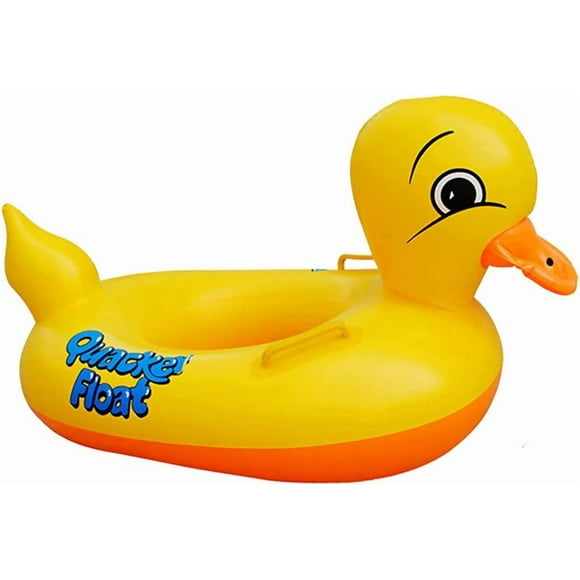 Inflatable Rubber Duck Pool Float for Kids, Swimming Pool Floats Boat Seats Beach Toy, Baby Shower Bath Seat Tub Water Fun Games Toys for Toddler
