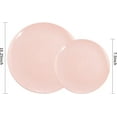 thumbnail image 2 of 60PCS Pink Plastic Plates Disposable - Heavy Duty Pink Plates for Party - Include 30Pieces 10.25inch for Dinner and 30Pieces 7.5inch for Dessert Salad, 2 of 7