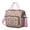 Pink-8, variant on Vibrant Indian Tribal Lunch Tote - Large Leakproof Insulated Cooler Bag with Multi-Pocket Storage, Ideal for Travel & Outdoor Activities