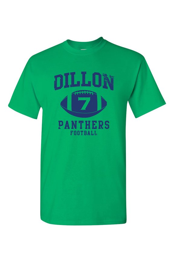 Dillon 7 Football Retro Sports Novelty DT Adult T-Shirt Tee