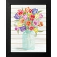 thumbnail image 2 of Jacobs, Cindy 15x18 Black Modern Framed Museum Art Print Titled - Farmhouse Tulips, 2 of 5