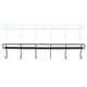 thumbnail image 2 of Perchero de pared de acero inoxidable de 2 piezas con 6 ganchos para ropa, toallas y sombreros. Incluye 6 ganchos (1 negro y 1 blanco)., 2 of 14