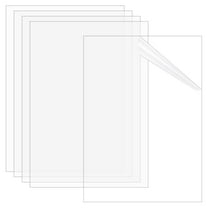 11Pcs Polycarbonate Sheets 11.7x8.3x0.02 Inch Clear Plastic Sheet Thin Craft Plastic Board Flexible Plastic Sheets