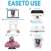 Lancelot A3 L1800 DTF Printer with Roll Feeder – White Ink Circulation System, Hoodie & Apparel Transfer Printing for T-Shirt