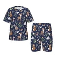 thumbnail image 1 of Fotbe Animals And Wildflowers Pijama Estampada de 2 Piezas para Niños – Ropa de Dormir de Manga Corta Cómoda para Niños y Niñas, Camiseta y Shorts de Algodón-XX-Large, 1 of 6