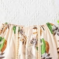 thumbnail image 4 of Afdoent Baby Girl Clothes Summer Girls Off Shoulder Floral Print Flared Sleeve Top & Denim Shorts 2 Piece Set Fashion 1-2 Years, 4 of 9