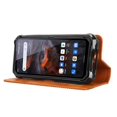 thumbnail image 3 of For Oukitel Wp19 Retro Texture Magnetic Absorption Case Mosaic Wallet Stand Protective Cover, 3 of 5