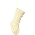 thumbnail image 3 of 4 Pack 15 Inches Christmas Stockings Knitted Stockings Extra Large Xmas Stockings Rustic Personalized Stocking Decorations Christmas Hanging Socks for Holiday Season Decor, 3 of 6