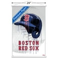 thumbnail image 3 of MLB Boston Red Sox - Drip Helmet 20 Wall Poster with Wooden Magnetic Frame, 22.375" x 34", 3 of 5